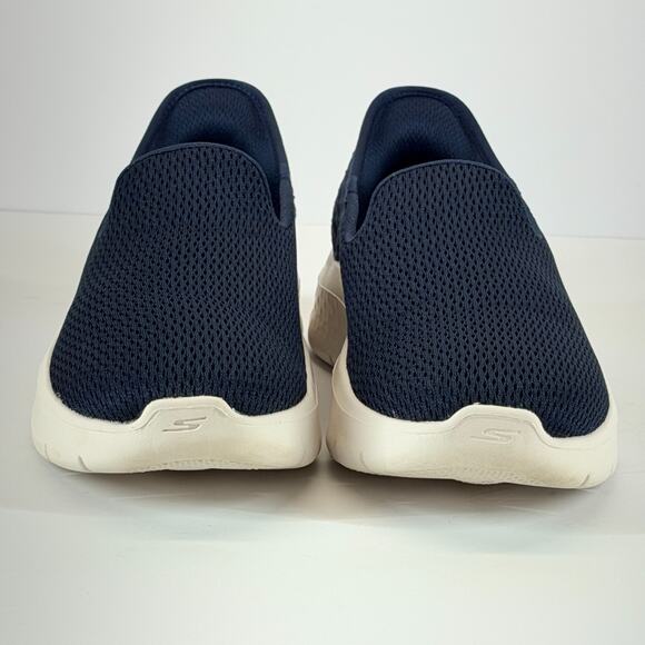 Skechers Slip Ins GoWalk Women Sze 9 Navy Air Cooled Memory Foam Walking Travel - Picture 3 of 11
